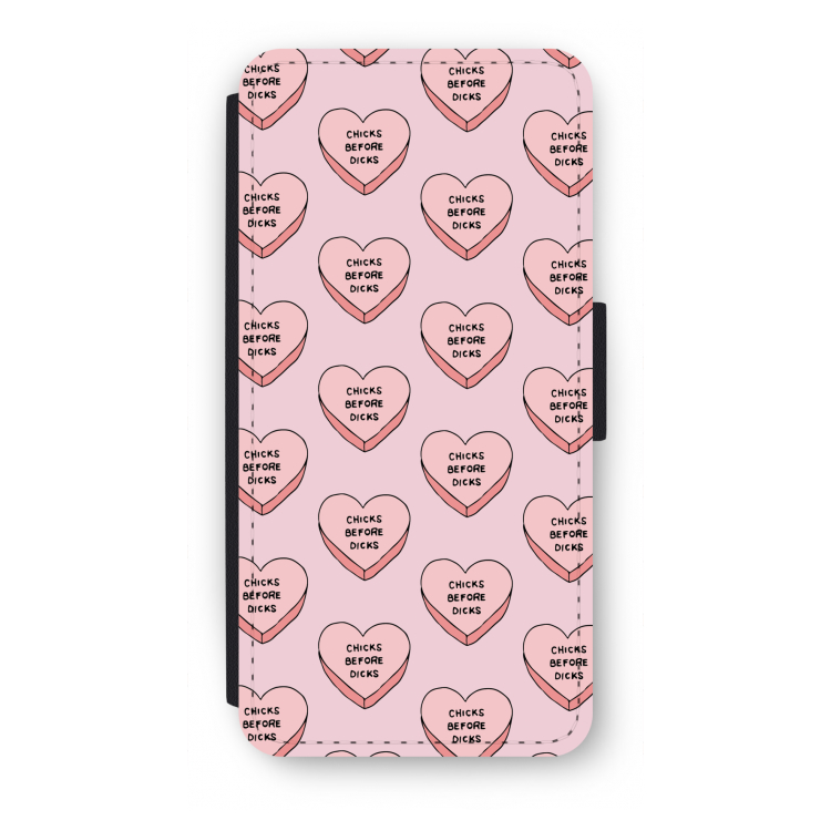 Chicks before dicks: iPhone SE 2020 Flip Hoesje