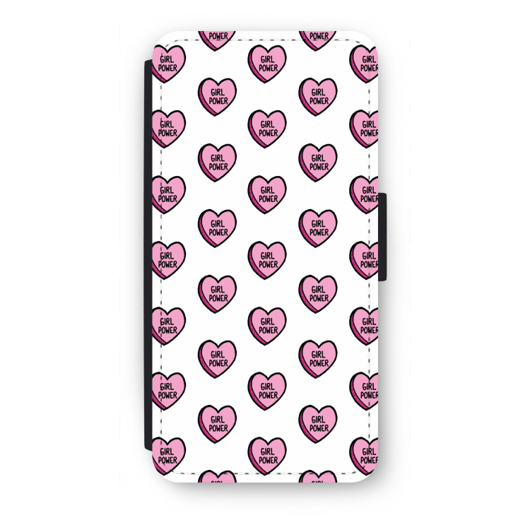 GIRL POWER: iPhone SE 2020 Flip Hoesje