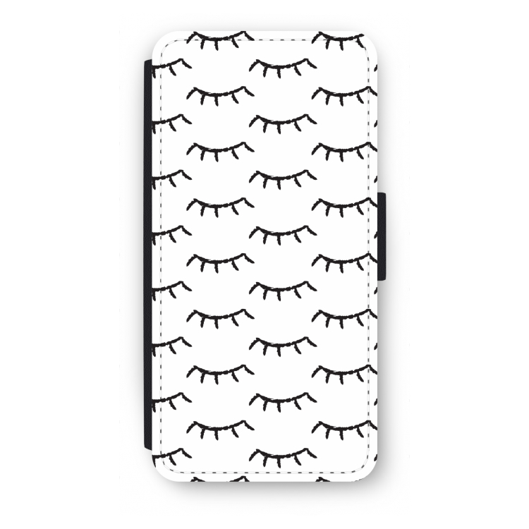 Wimpers: iPhone SE 2020 Flip Hoesje