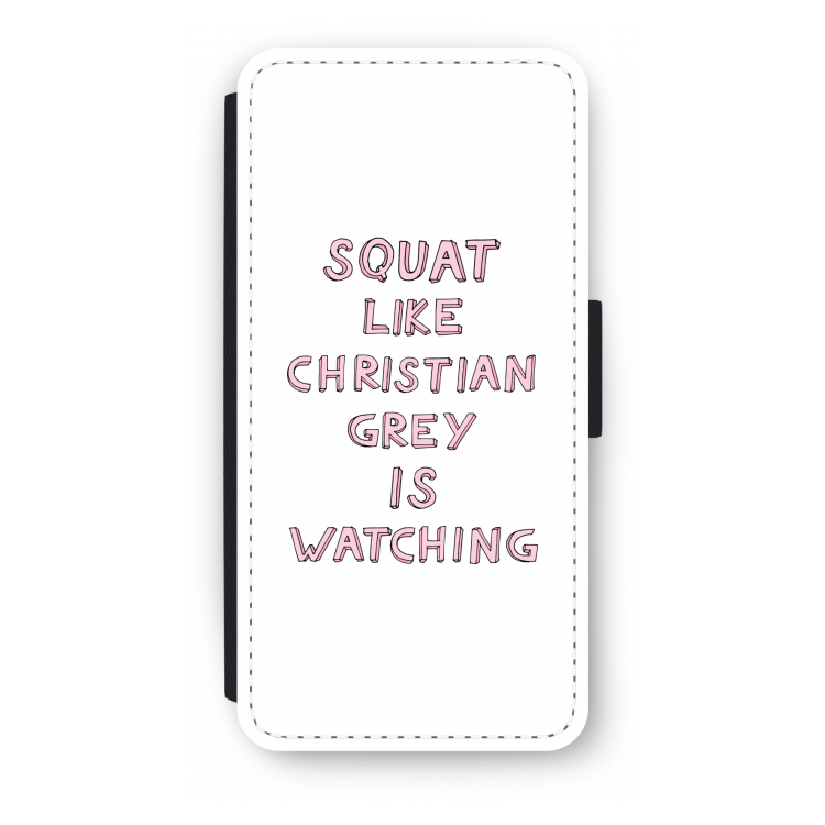 Christian Grey: iPhone SE 2020 Flip Hoesje