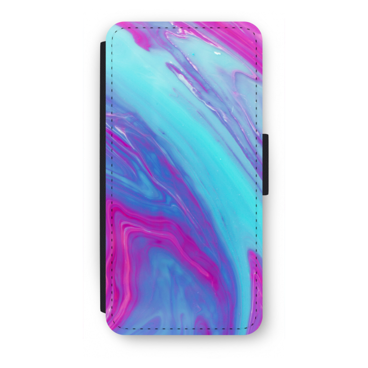 Zweverige regenboog: iPhone SE 2020 Flip Hoesje