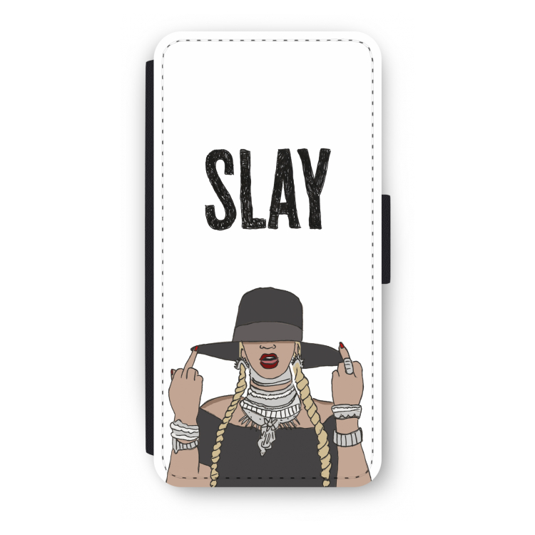 Slay All Day: iPhone SE 2020 Flip Hoesje