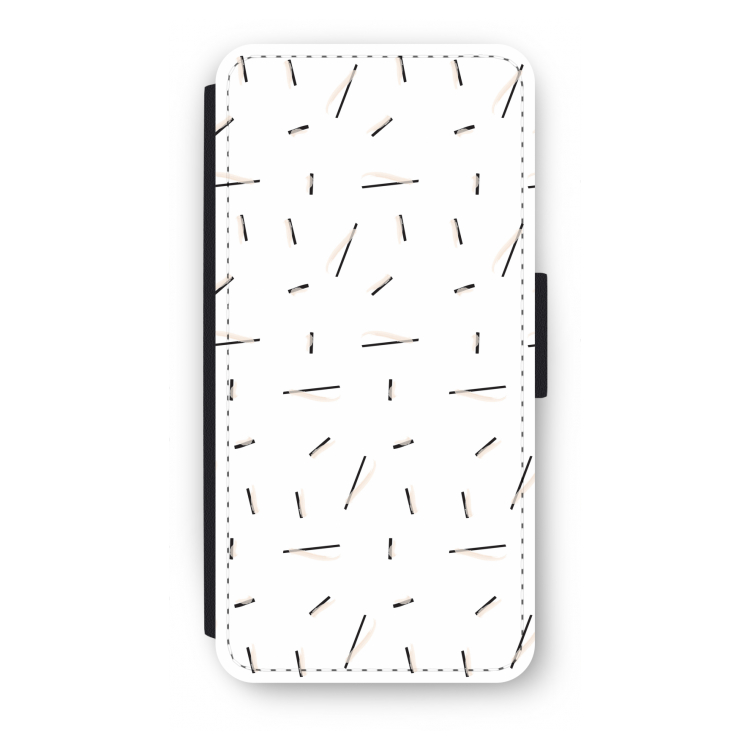 Hipster stripes: iPhone SE 2020 Flip Hoesje