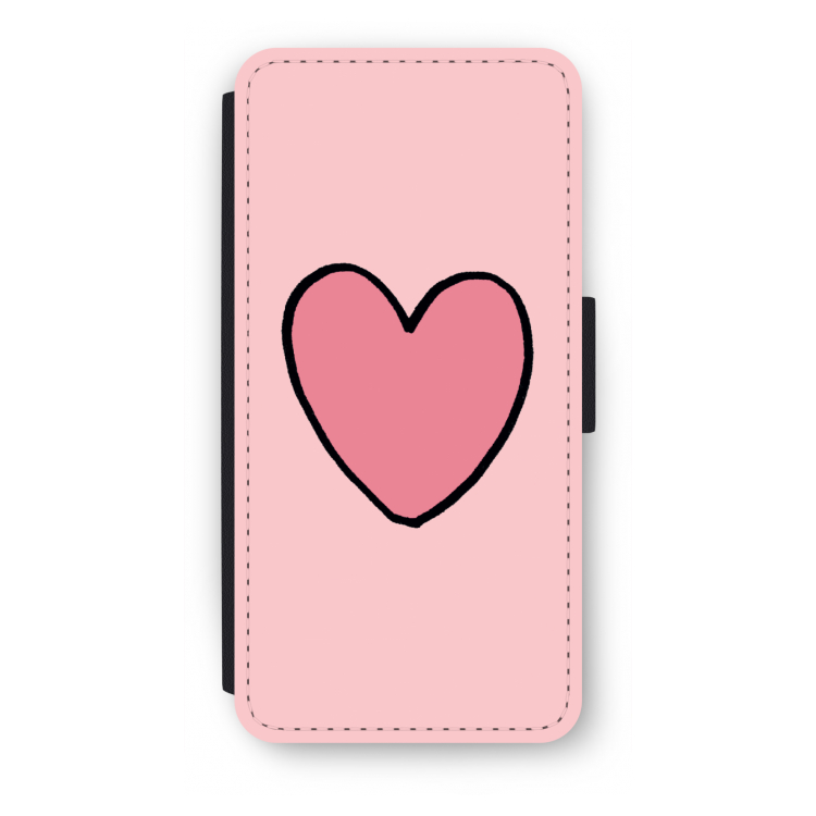 Hartje: iPhone SE 2020 Flip Hoesje