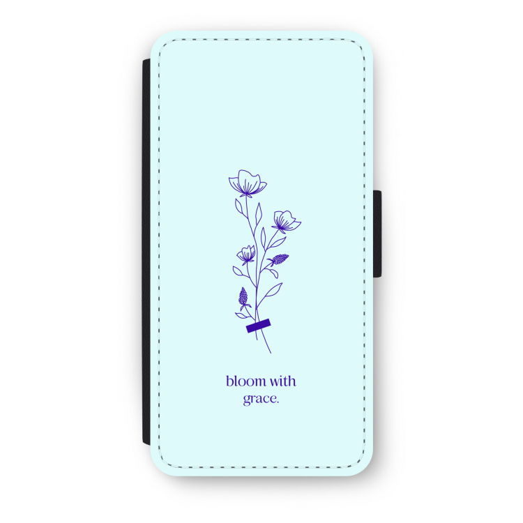 Bloom with grace: iPhone SE 2020 Flip Hoesje