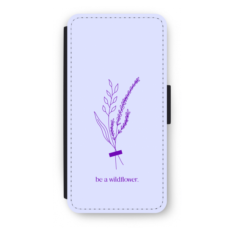 Be a wildflower: iPhone SE 2020 Flip Hoesje