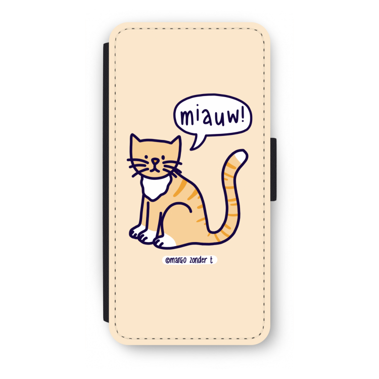 Miauw: iPhone SE 2020 Flip Hoesje