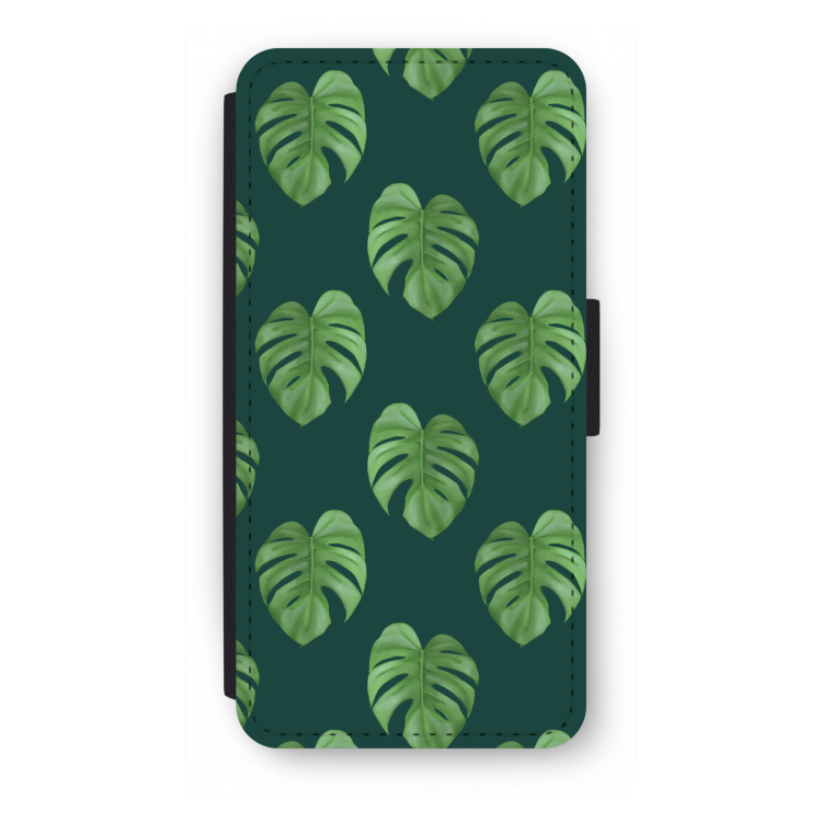 Monstera leaves: iPhone SE 2020 Flip Hoesje