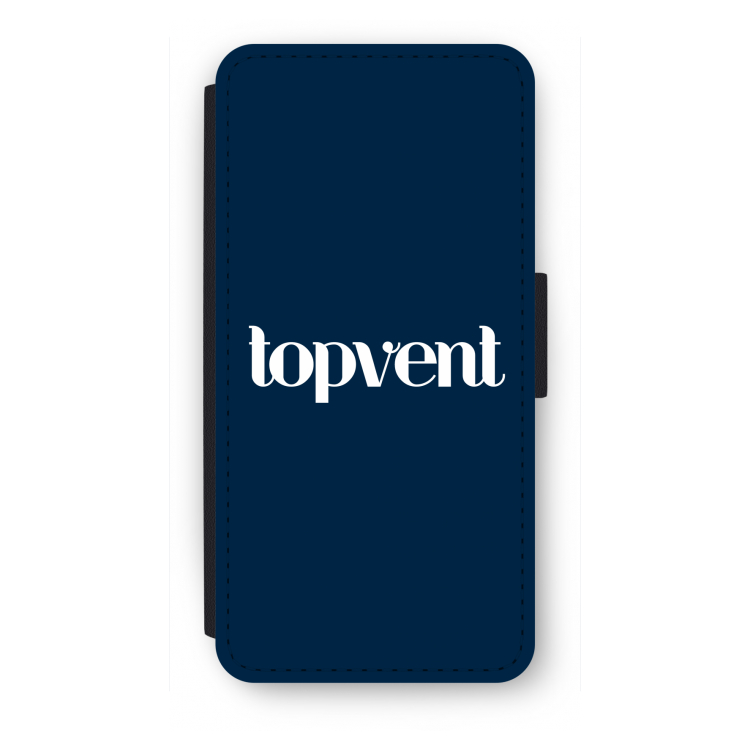 Topvent Navy: iPhone SE 2020 Flip Hoesje