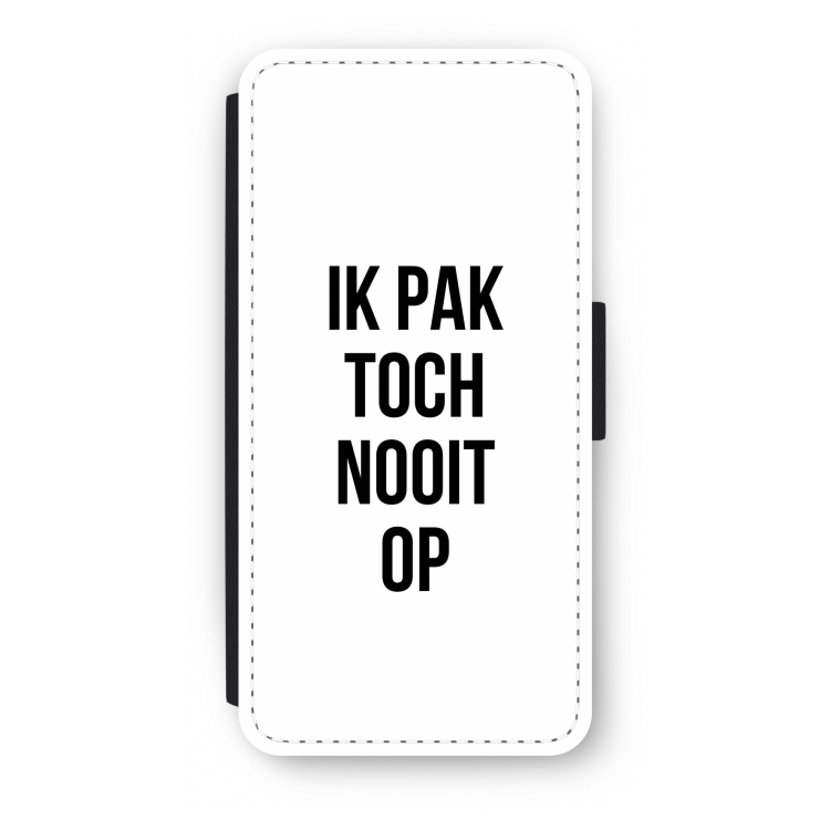 Ik pak nooit op: iPhone SE 2020 Flip Hoesje