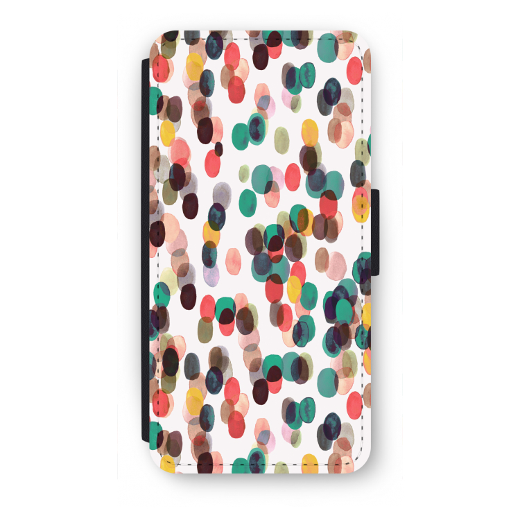 Tropical Dots: iPhone SE 2020 Flip Hoesje