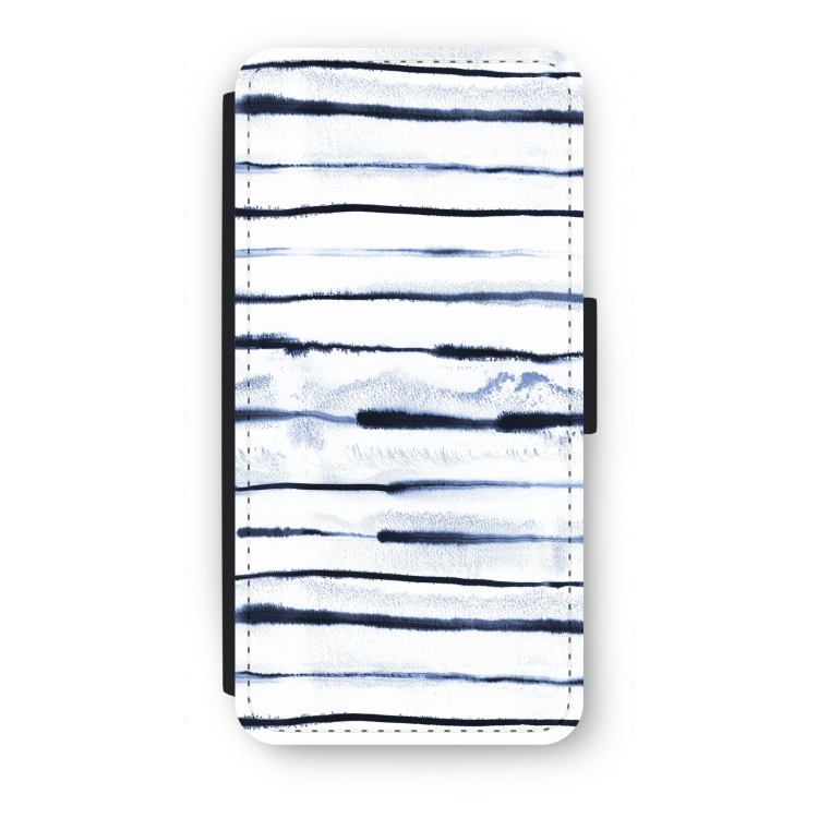 Ink Stripes: iPhone SE 2020 Flip Hoesje