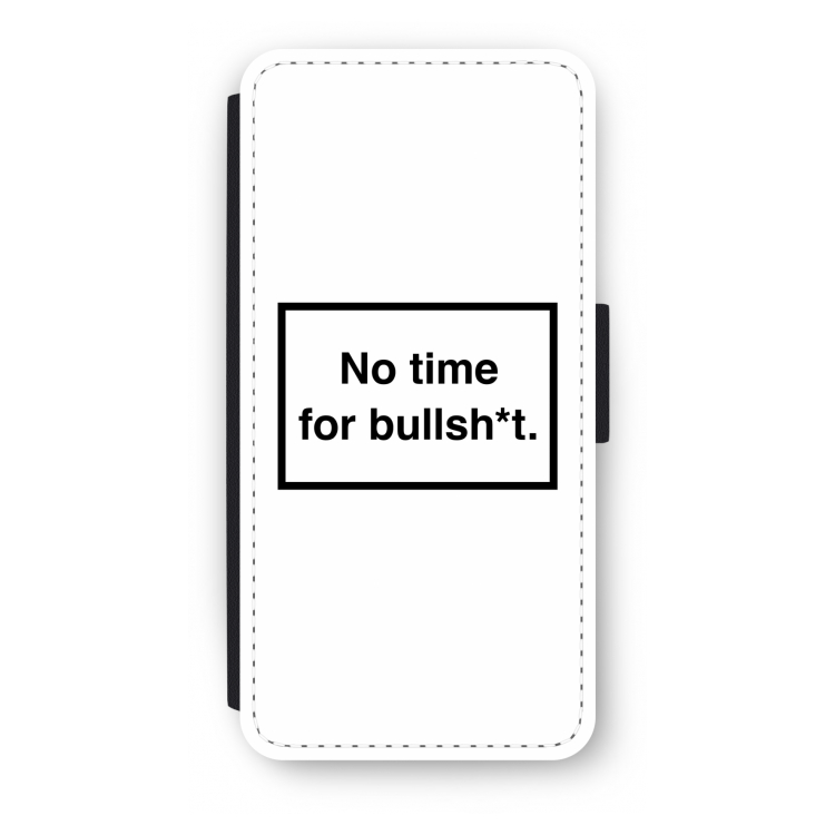 No time: iPhone SE 2020 Flip Hoesje