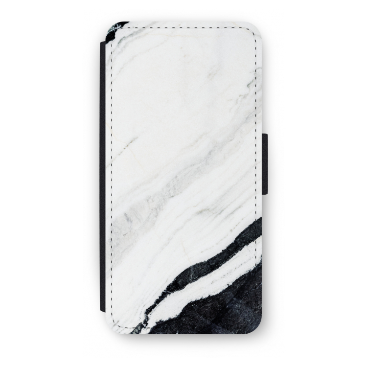 Elegante marmer: iPhone SE 2020 Flip Hoesje