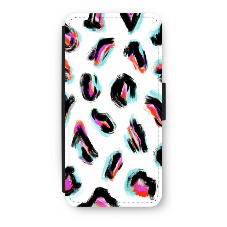 Cheetah color: iPhone SE 2020 Flip Hoesje