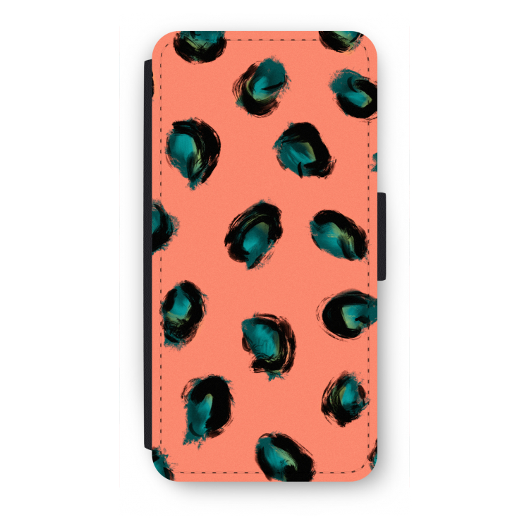 Pink Cheetah: iPhone SE 2020 Flip Hoesje