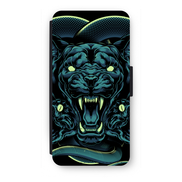 Cougar and Vipers: iPhone SE 2020 Flip Hoesje