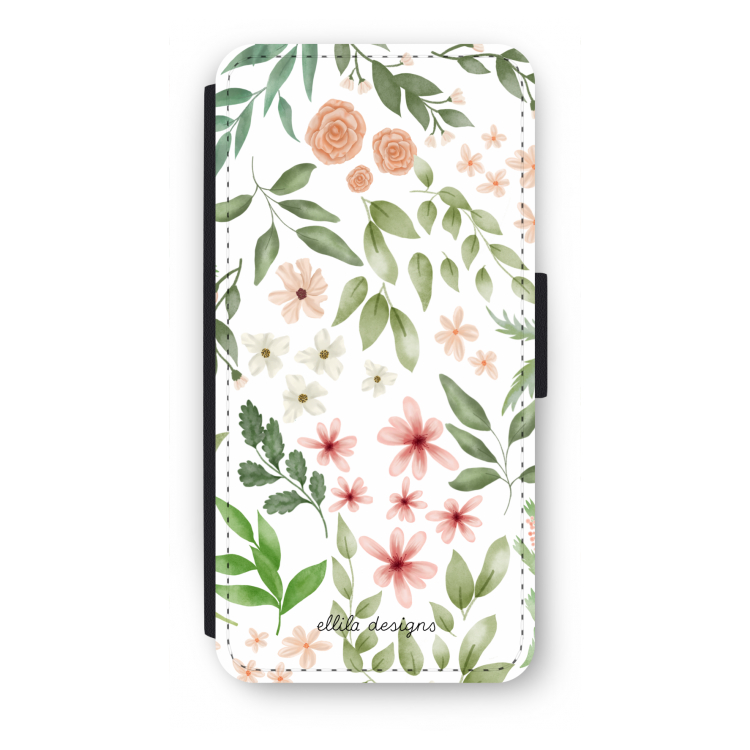 Botanical sweet flower heaven: iPhone SE 2020 Flip Hoesje