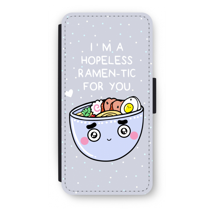 I'm A Hopeless Ramen-Tic For You: iPhone SE 2020 Flip Hoesje