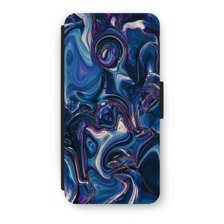 Mirrored Mirage: iPhone SE 2020 Flip Hoesje