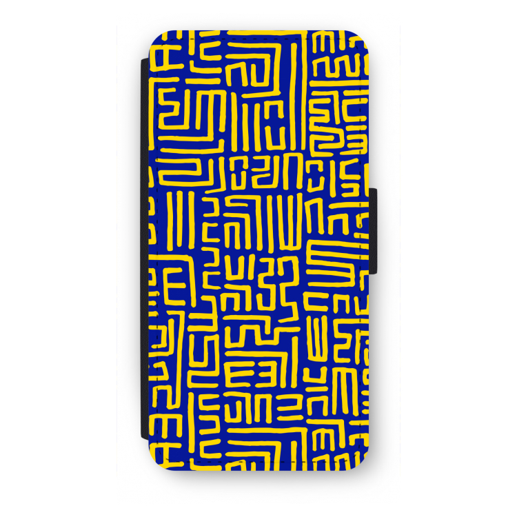 Majorelle Blue Print: iPhone SE 2020 Flip Hoesje