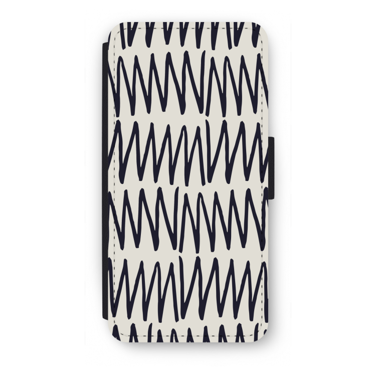 Marrakech Zigzag: iPhone SE 2020 Flip Hoesje