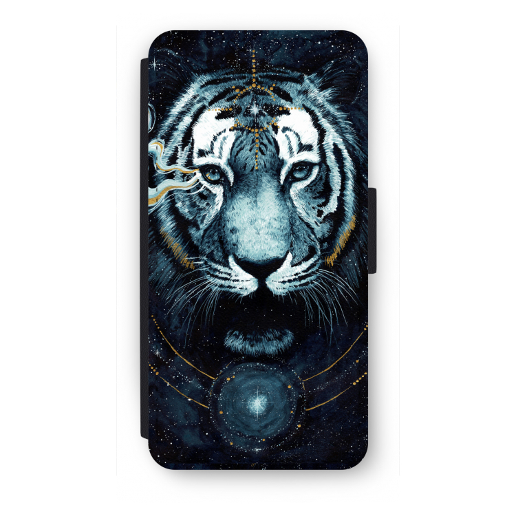 Darkness Tiger: iPhone SE 2020 Flip Hoesje