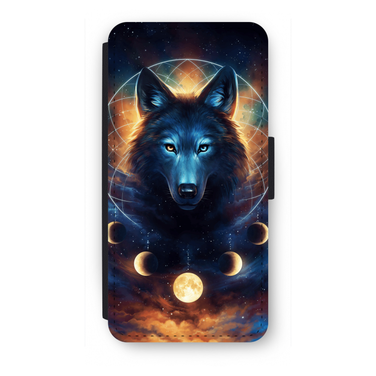 Wolf Dreamcatcher: iPhone SE 2020 Flip Hoesje