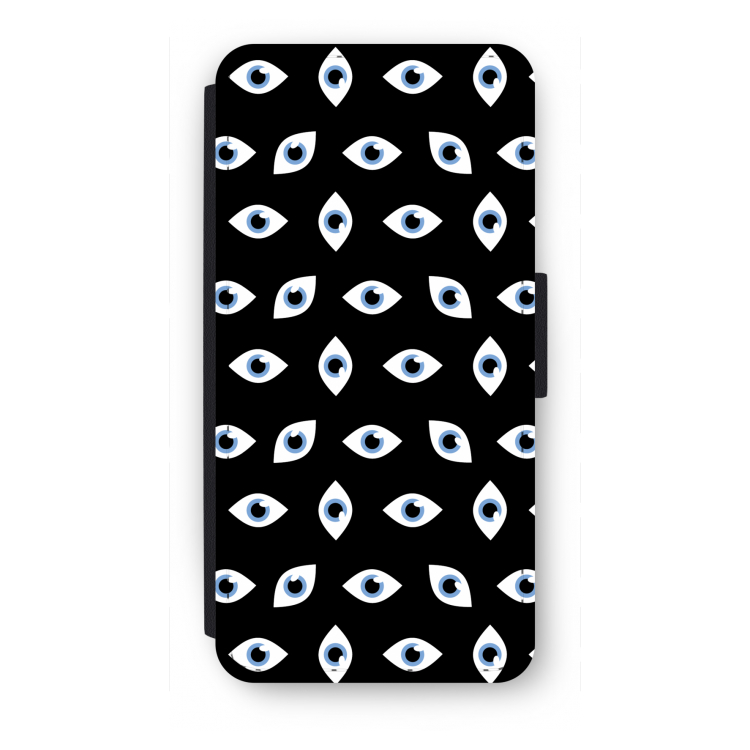 Eyes pattern: iPhone SE 2020 Flip Hoesje