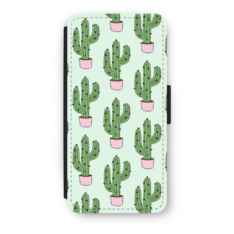 Cactus Lover: iPhone SE 2020 Flip Hoesje
