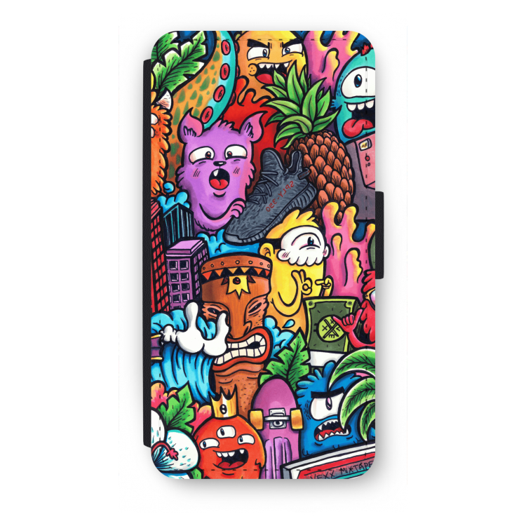Vexx Mixtape: iPhone SE 2020 Flip Hoesje