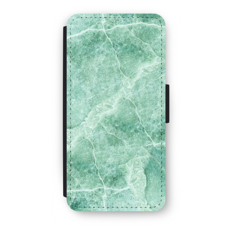 Groen marmer: iPhone SE 2020 Flip Hoesje