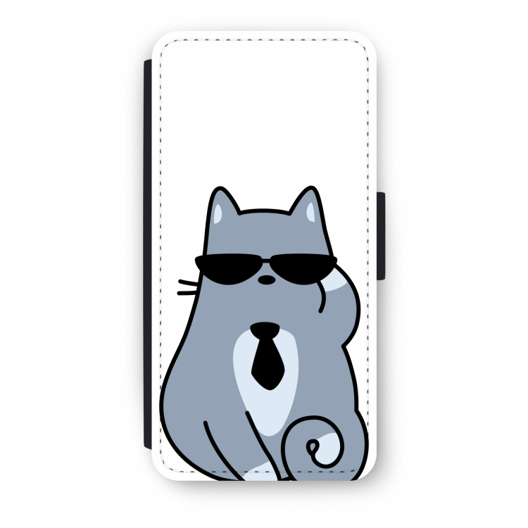Cool cat: iPhone SE 2020 Flip Hoesje