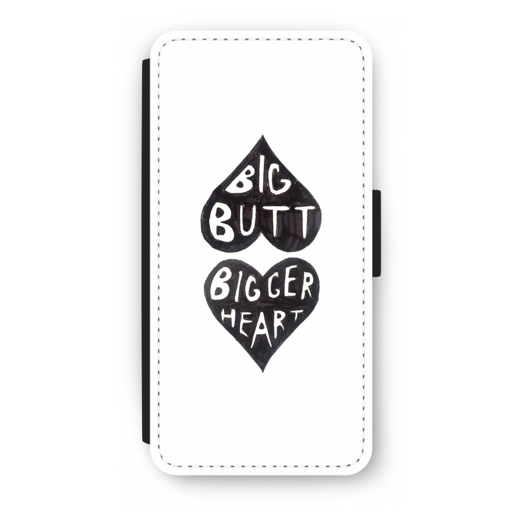 Big butt bigger heart: iPhone SE 2020 Flip Hoesje