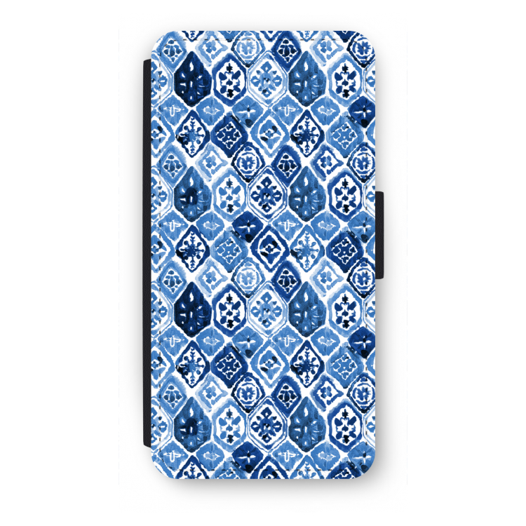 Blauw motief: iPhone SE 2020 Flip Hoesje