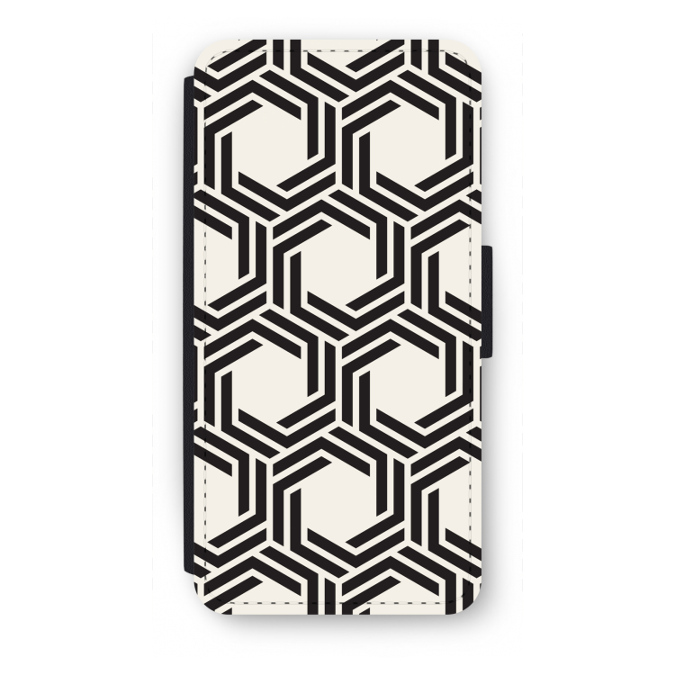 Geometrisch patroon: iPhone SE 2020 Flip Hoesje