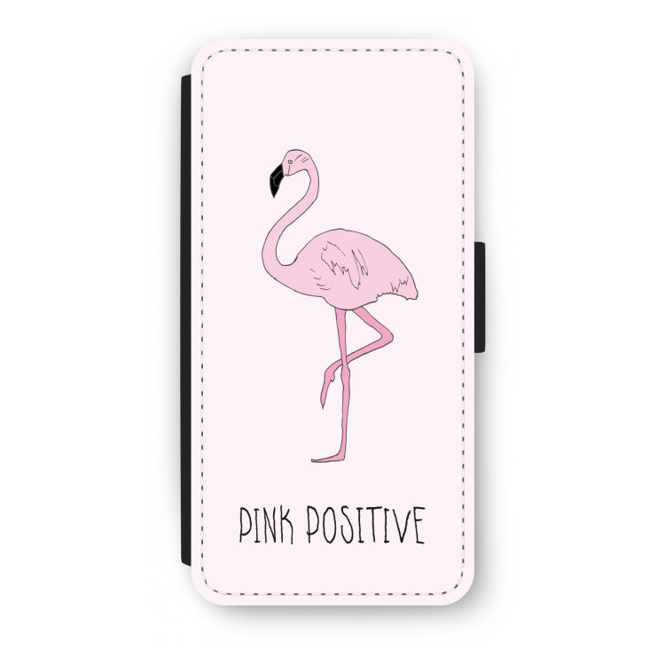 Pink positive: iPhone SE 2020 Flip Hoesje