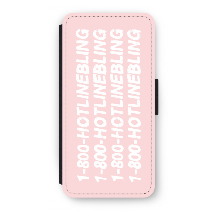 Hotline bling pink: iPhone SE 2020 Flip Hoesje