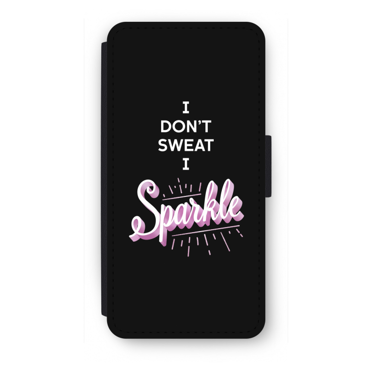 Sparkle quote: iPhone SE 2020 Flip Hoesje
