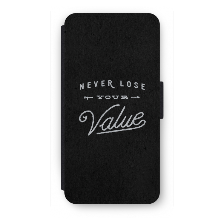 Never lose your value: iPhone SE 2020 Flip Hoesje