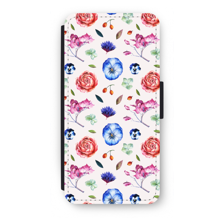 Bloemetjes: iPhone SE 2020 Flip Hoesje
