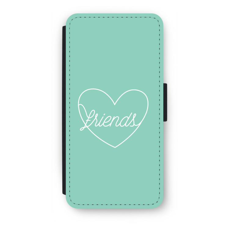 Friends heart pastel: iPhone SE 2020 Flip Hoesje