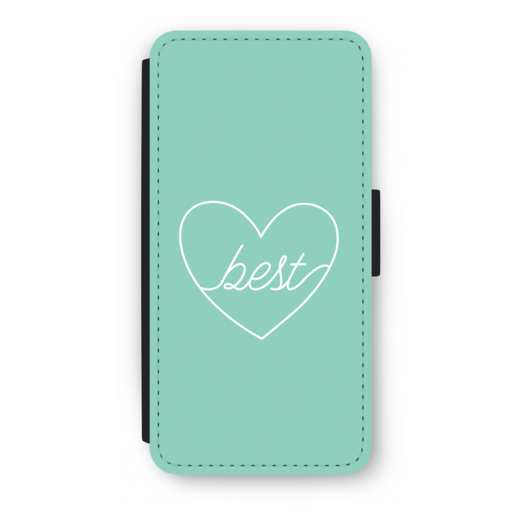 Best heart pastel: iPhone SE 2020 Flip Hoesje