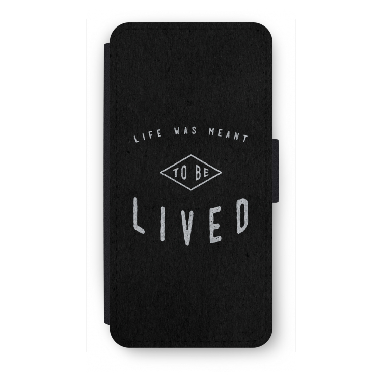 To be lived: iPhone SE 2020 Flip Hoesje