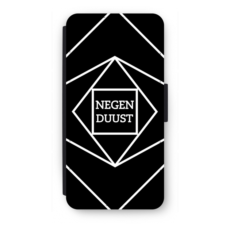 Negenduust geometrisch: iPhone SE 2020 Flip Hoesje