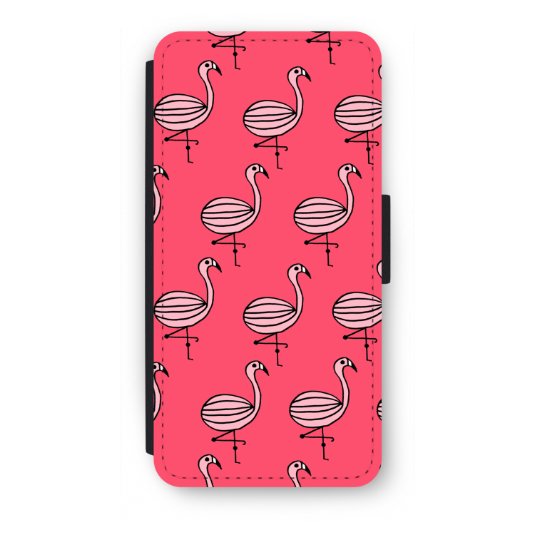 Flamingo: iPhone SE 2020 Flip Hoesje