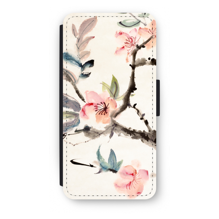 Japanse bloemen: iPhone SE 2020 Flip Hoesje