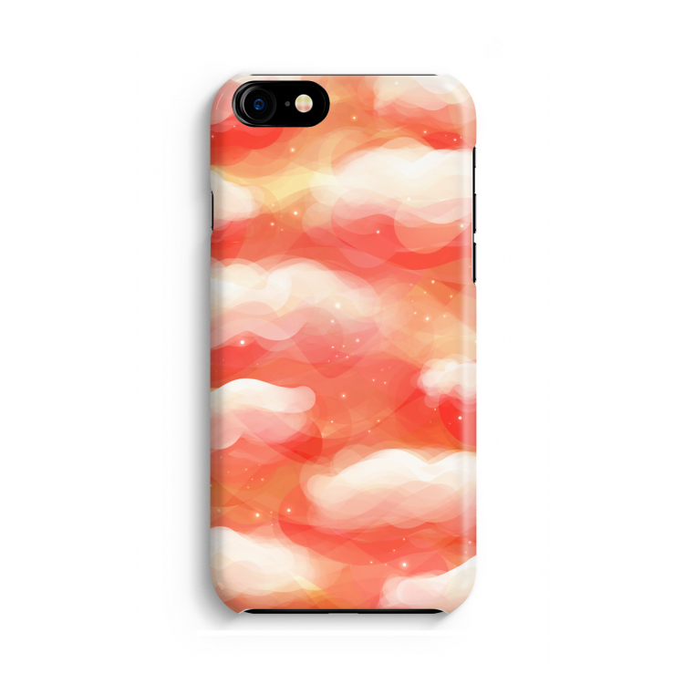 Lichte Wolken: Volledig geprint iPhone SE 2020 Hoesje
