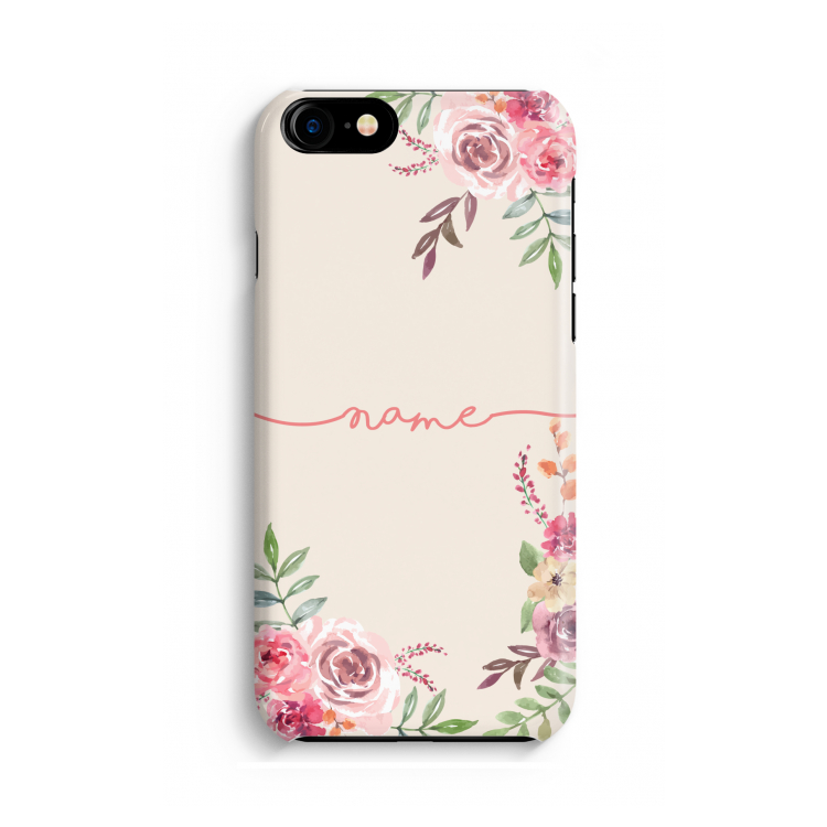 Rozen: Volledig geprint iPhone SE 2020 Hoesje