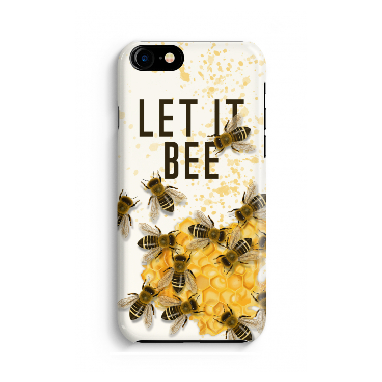 Let it bee: Volledig geprint iPhone SE 2020 Hoesje
